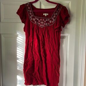 Max Studio multicolored embellished knee-length sundress